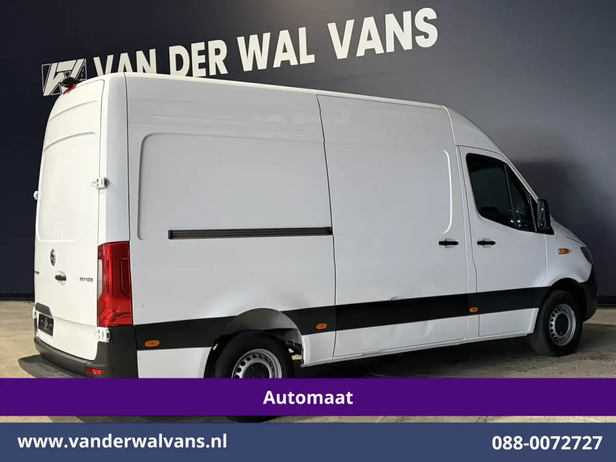 317 CDI 170pk 9G-Tronic Automaat L2H2 2025 Model Euro6 Airco | XL MBUX | Camera | Navigatie | LED Cruisecontrol, Stoelverwarming, 270 Graden Achterdeuren, Parkeersensoren, Bijrijdersbank