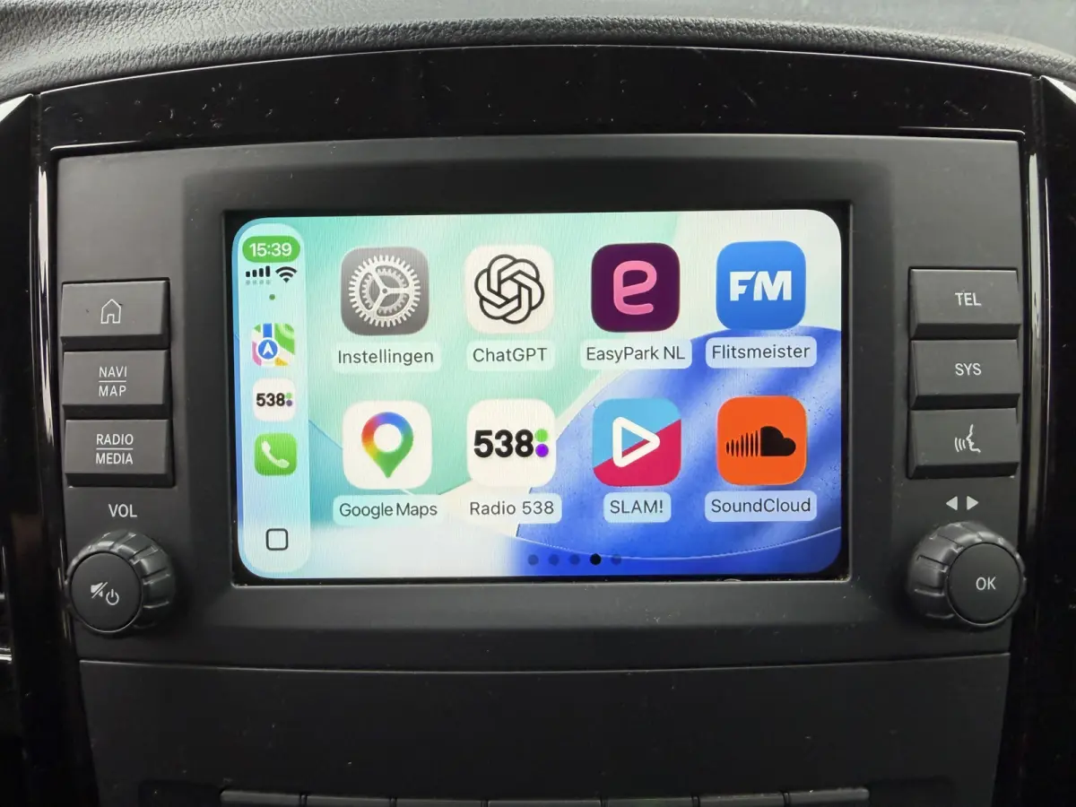 119 CDI 190PK Lang Automaat Euro 6 CarPlay/Cruisecontrol/Trekhaak