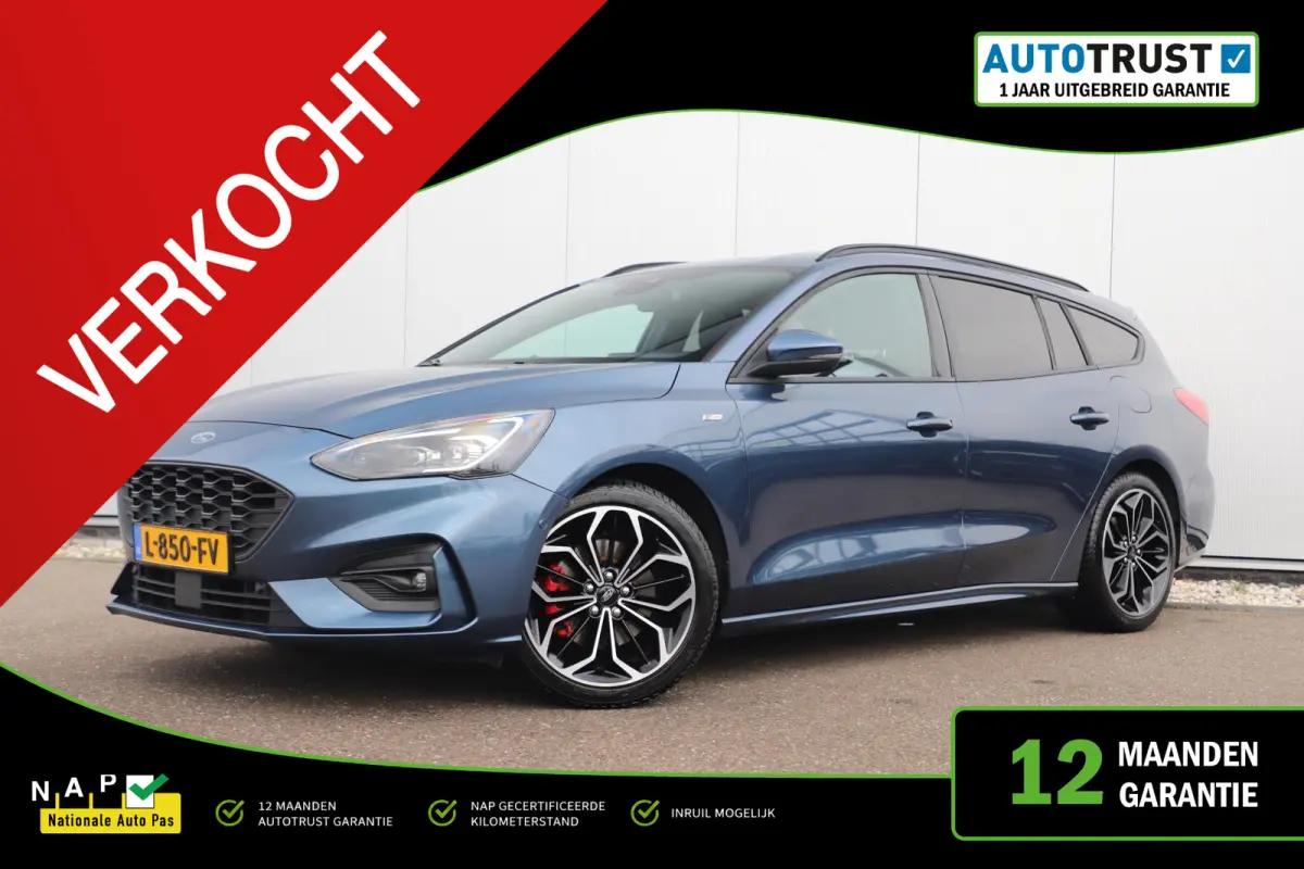 1.0 EcoBoost Hybrid ST Line X Business Trekhaak 18 inch LMV Bang and Olufsen Virtual Cockpit Navigatie Carplay Android Winter Pakket Stuur & Stoelverwarming