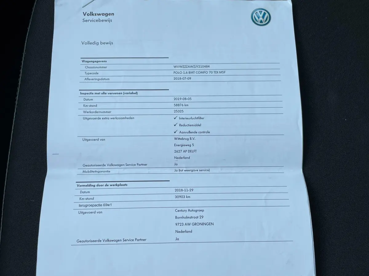 1.6 TDI Comfortline / Airco / Adaptief Cruise / Navi / Carplayl Dstr vv 175dkm l