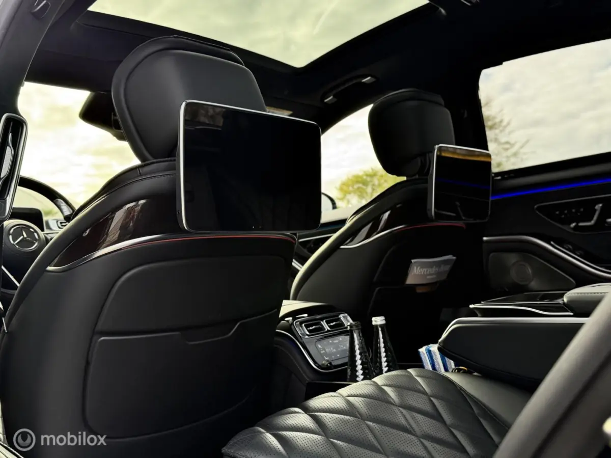 580 e 4MATIC Lang AMG Line|chauffeurspakket|pano|tv schermen|drive pilot