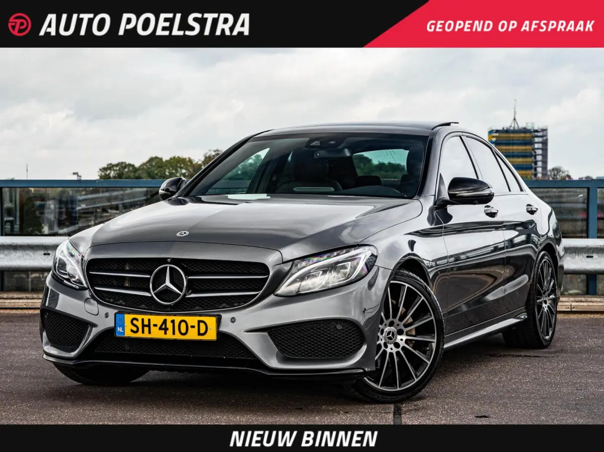 180 AMG Night Edition | Panoramadak | Burmester | Memory | 360 Camera | Leder | LED | Sfeerverlichting | Stoelverwarming | 19"
