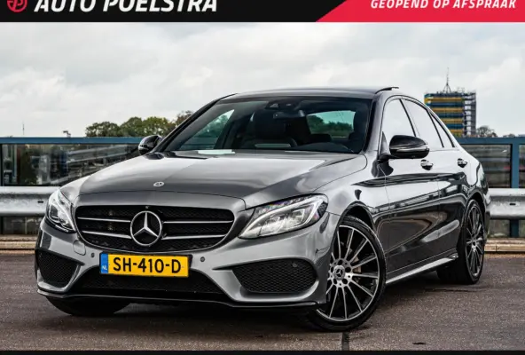 180 AMG Night Edition | Panoramadak | Burmester | Memory | 360 Camera | Leder | LED | Sfeerverlichting | Stoelverwarming | 19"