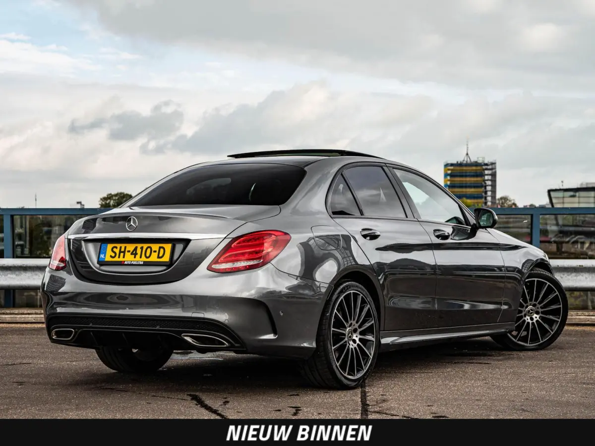 180 AMG Night Edition | Panoramadak | Burmester | Memory | 360 Camera | Leder | LED | Sfeerverlichting | Stoelverwarming | 19"