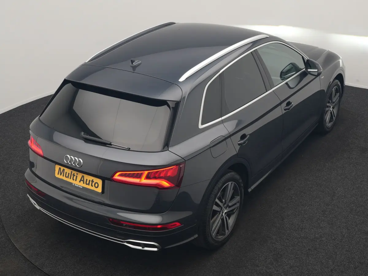 55 TFSI e Quattro 2x S Line PHEV 367pk Dealer O.H. | SOH 84,8% | Trekhaak Af Fabriek | Luchtvering | Adaptive Cruise | 360 Camera | Head Up | Matrix LED | Alcantara Sportstoelen Memory & Ver