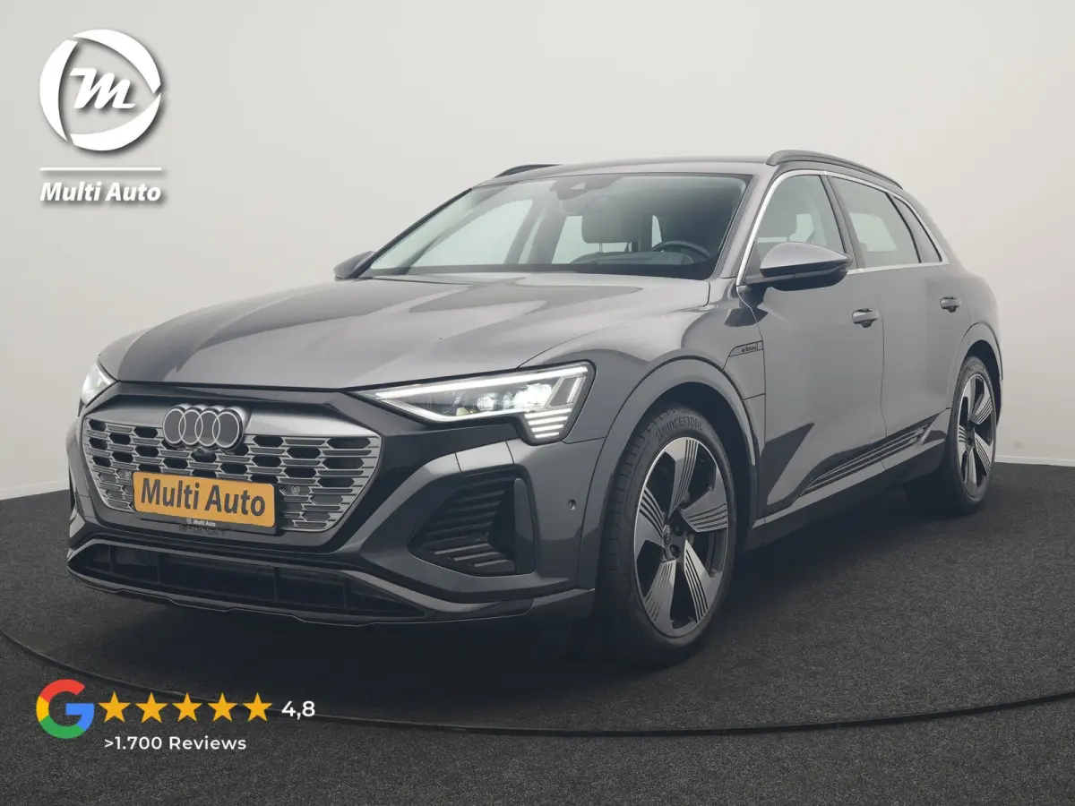 55 quattro S Line 114 kWh Dealer O.H | SOH 97,2% | Trekhaak Afn. | Adaptive Cruise | Matrix LED | Head Up | 360 Camera | Lederen Sportstoelen Memory & Ventilatie | Stuur & Stoelverwarming | 