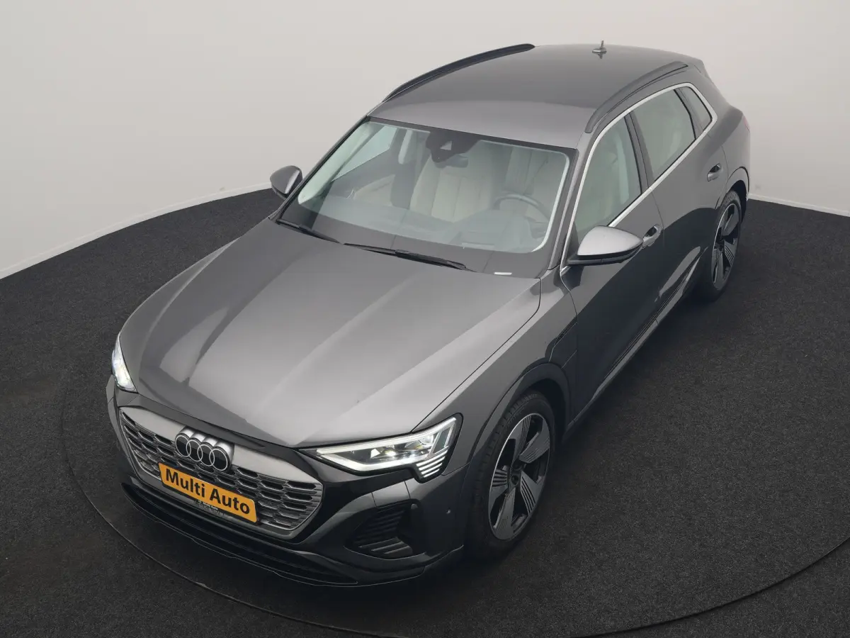 55 quattro S Line 114 kWh Dealer O.H | SOH 97,2% | Trekhaak Afn. | Adaptive Cruise | Matrix LED | Head Up | 360 Camera | Lederen Sportstoelen Memory & Ventilatie | Stuur & Stoelverwarming | 
