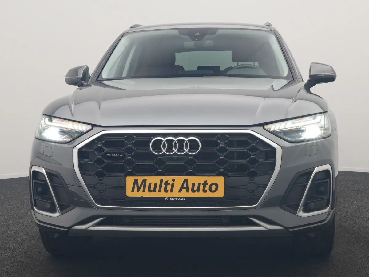 55 TFSI e S Line PHEV 367pk Dealer O.H | Trekhaak Af Fabriek | Adaptive Cruise | 360 Camera | Bang & Olufsen | Matrix LED | Lederen Sportstoelen Memory & Verwarmd | Apple Carplay | Keyless |