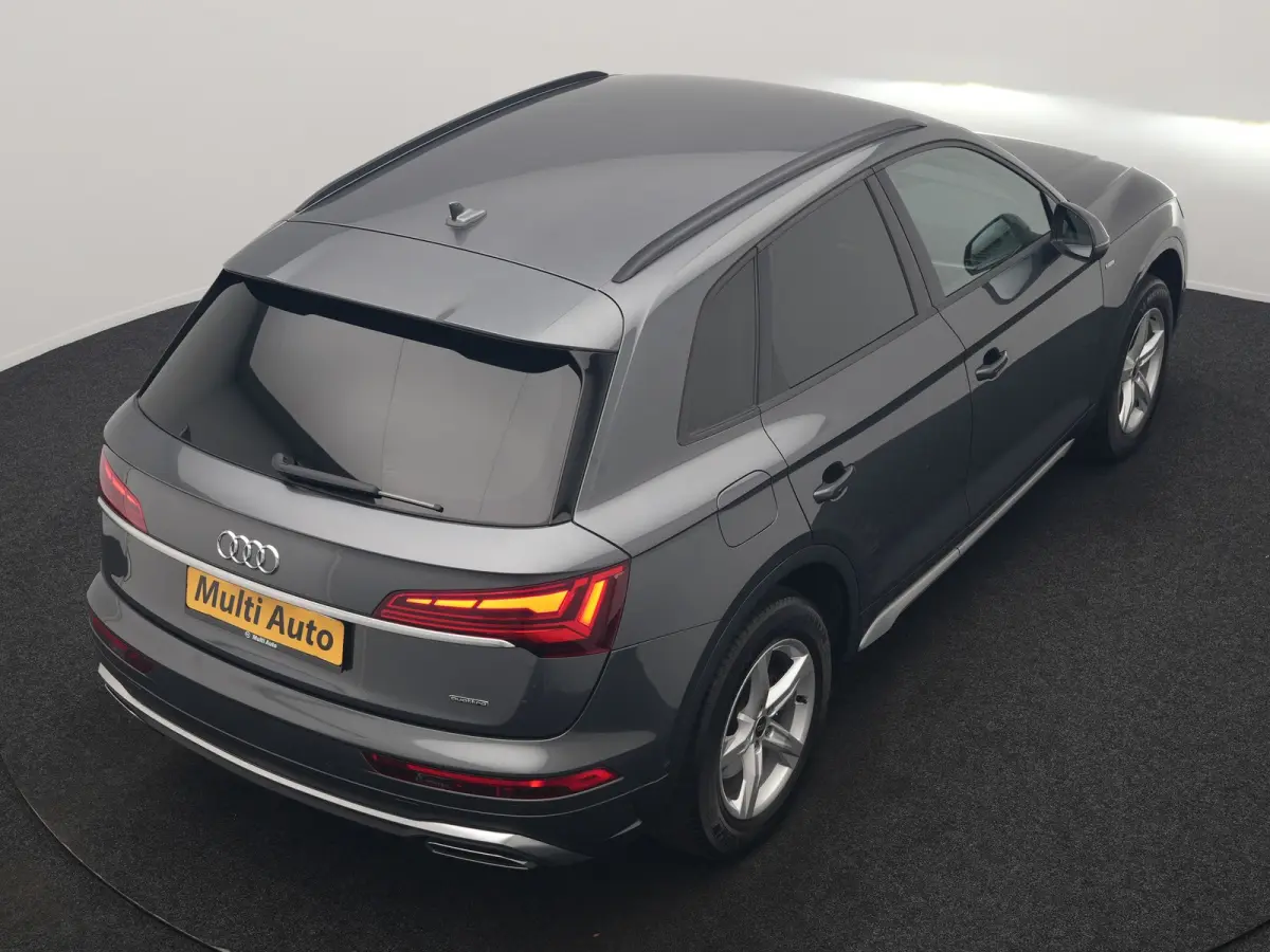 55 TFSI e S Line PHEV 367pk Dealer O.H | Trekhaak Af Fabriek | Adaptive Cruise | 360 Camera | Bang & Olufsen | Matrix LED | Lederen Sportstoelen Memory & Verwarmd | Apple Carplay | Keyless |