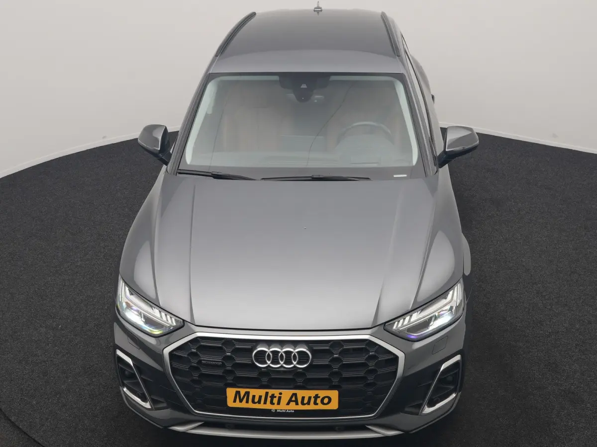 55 TFSI e S Line PHEV 367pk Dealer O.H | Trekhaak Af Fabriek | Adaptive Cruise | 360 Camera | Bang & Olufsen | Matrix LED | Lederen Sportstoelen Memory & Verwarmd | Apple Carplay | Keyless |