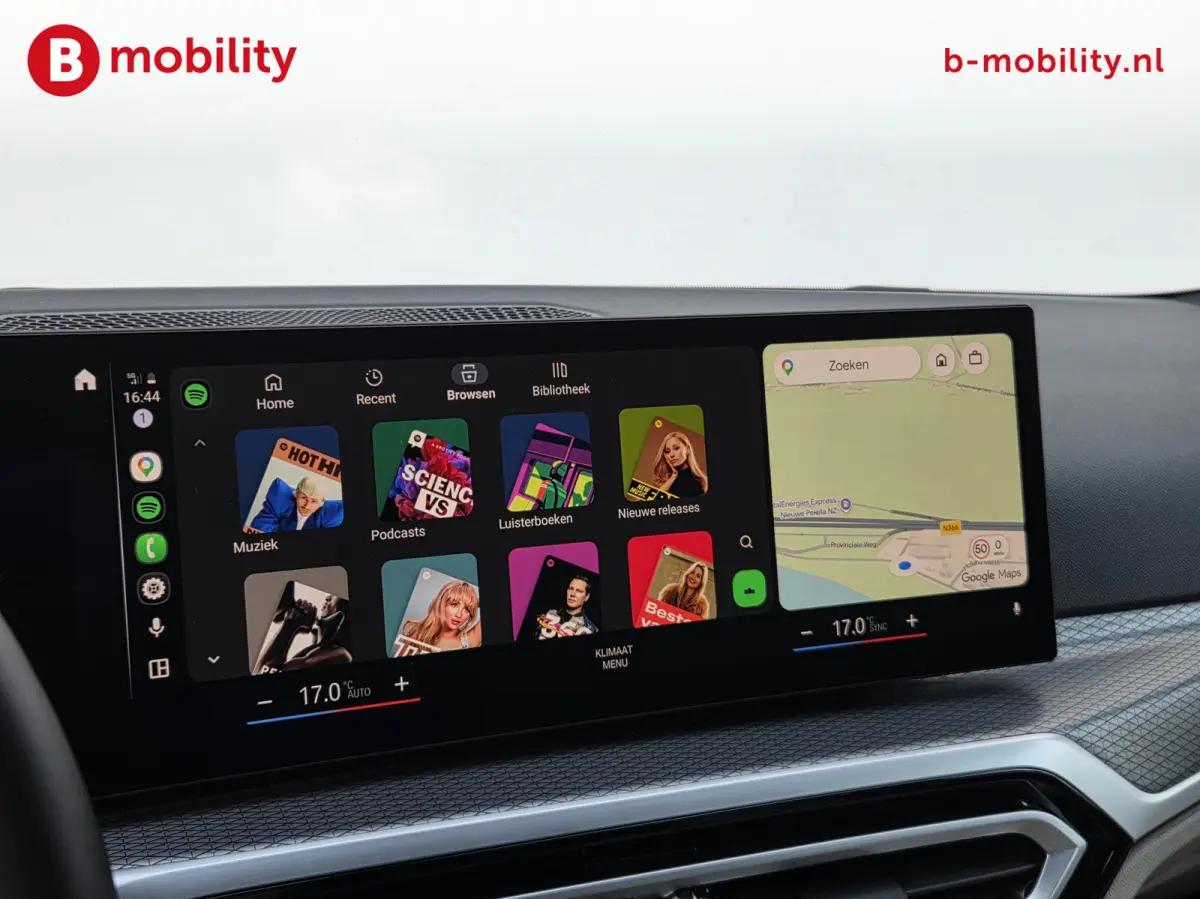 M50 High Executive M-Sport 84 kWh 'Tansanitblau' SOH 96% NL Auto! | 360 Camera | Hifi | DAB | Snelladen | Leer | Head-Up