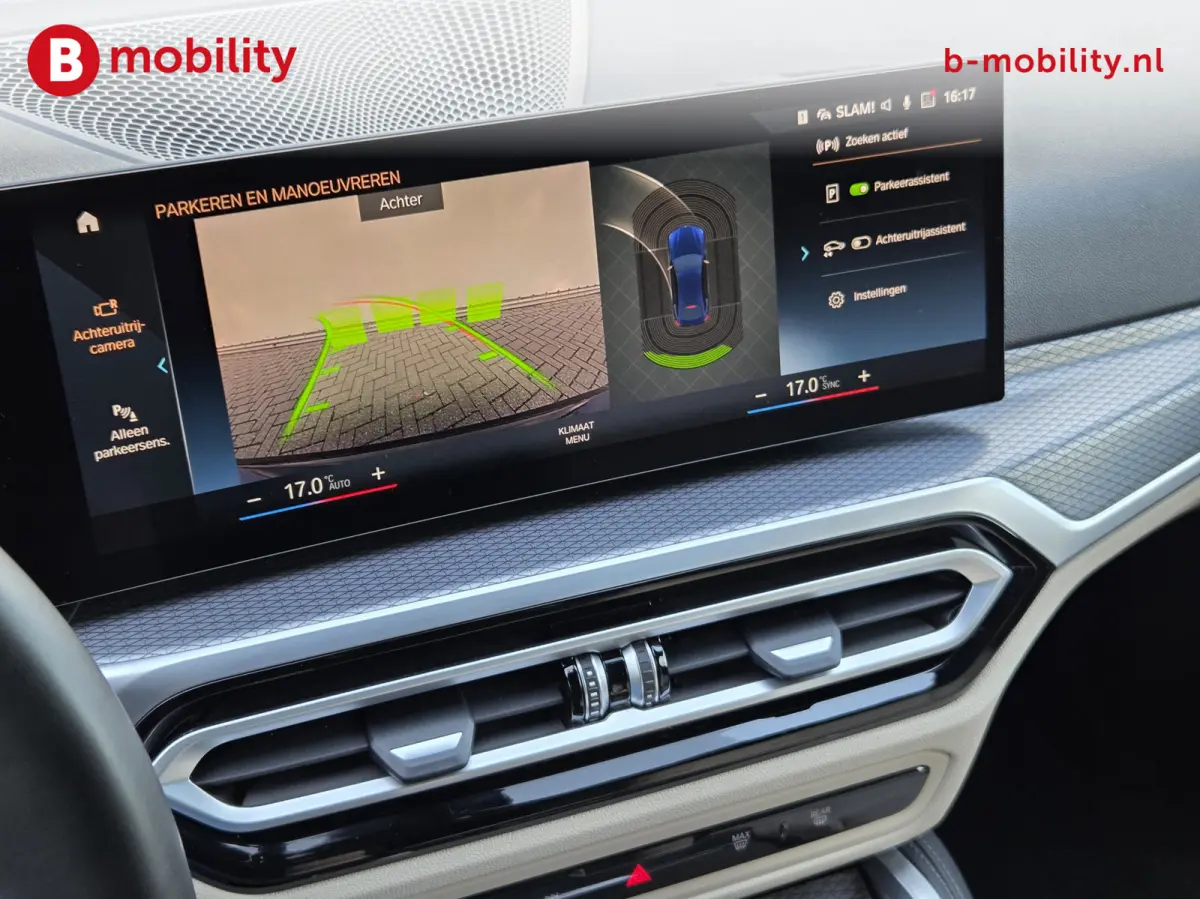 M50 High Executive M-Sport 84 kWh 'Tansanitblau' SOH 96% NL Auto! | 360 Camera | Hifi | DAB | Snelladen | Leer | Head-Up
