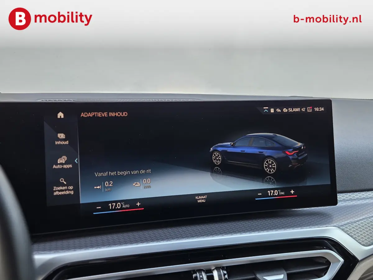 M50 High Executive M-Sport 84 kWh 'Tansanitblau' SOH 96% NL Auto! | 360 Camera | Hifi | DAB | Snelladen | Leer | Head-Up