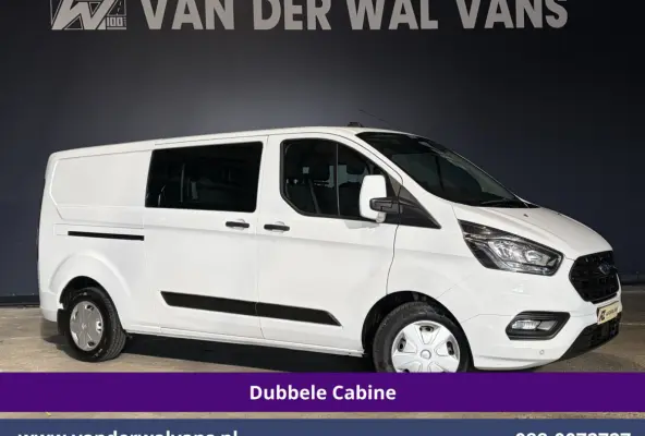 2.0 TDCI 131pk L2H1 Dubbele Cabine Euro6 Airco | 6-Zits | Camera | Navigatie | LED | Apple Carplay Cruisecontrol, Stoelverwarming, Verwarmde Voorruit, Parkeersensoren, Bijrijdersbank