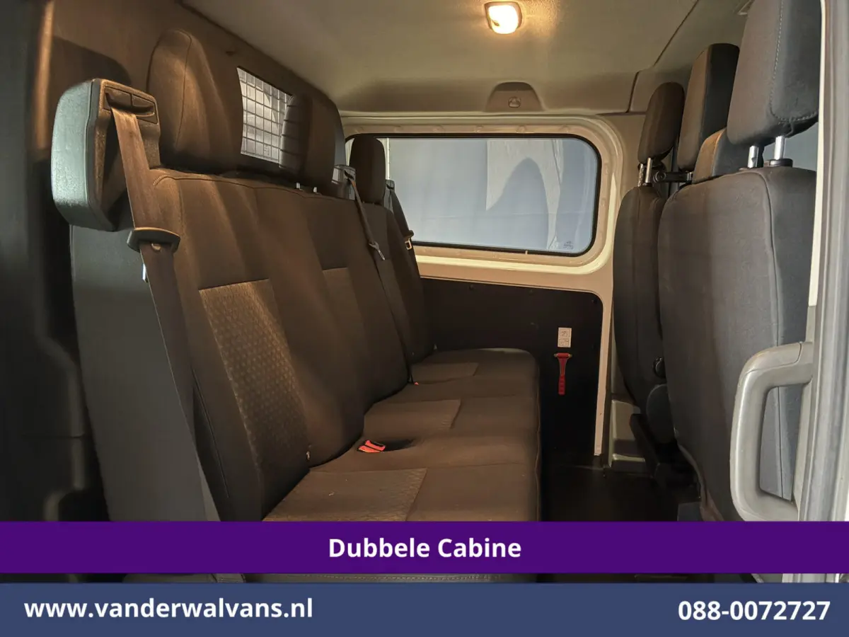 2.0 TDCI 131pk L2H1 Dubbele Cabine Euro6 Airco | 6-Zits | Camera | Navigatie | LED | Apple Carplay Cruisecontrol, Stoelverwarming, Verwarmde Voorruit, Parkeersensoren, Bijrijdersbank