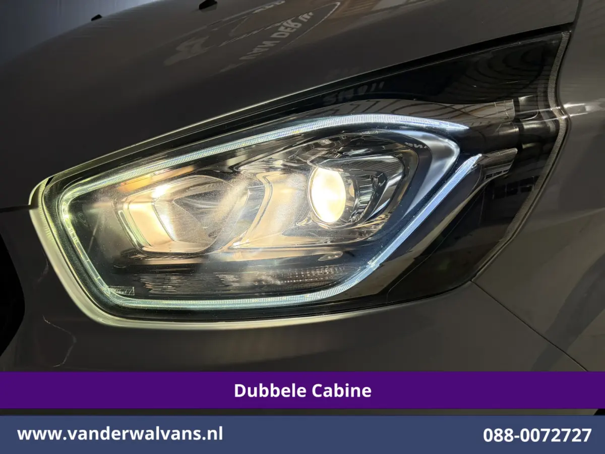 2.0 TDCI 131pk L2H1 Dubbele Cabine Euro6 Airco | 6-Zits | Camera | Navigatie | LED | Apple Carplay Cruisecontrol, Stoelverwarming, Verwarmde Voorruit, Parkeersensoren, Bijrijdersbank
