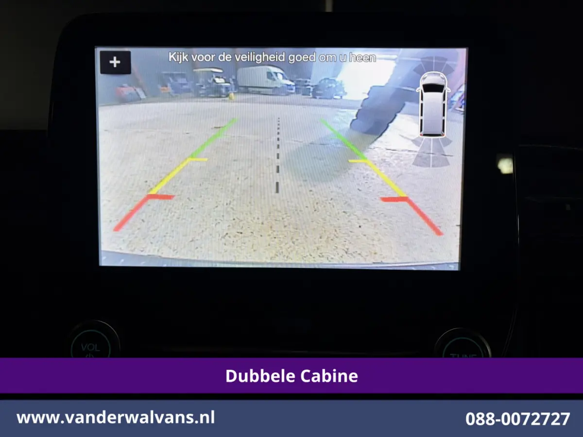 2.0 TDCI 131pk L2H1 Dubbele Cabine Euro6 Airco | 6-Zits | Camera | Navigatie | LED | Apple Carplay Cruisecontrol, Stoelverwarming, Verwarmde Voorruit, Parkeersensoren, Bijrijdersbank