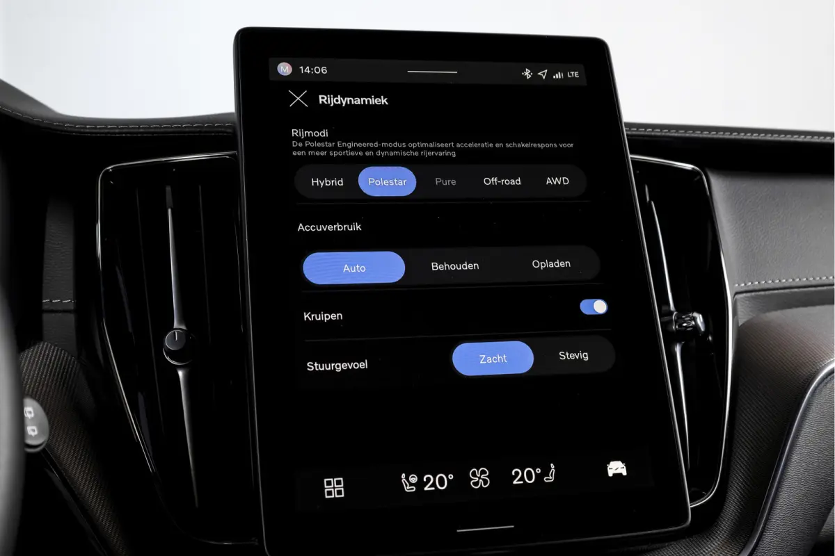 2.0 T8 Plug-in-hybrid AWD Polestar Engineered - Facelift MY26 | Bowers & Wilkins | Dig.Cockpit | Adapt.Cruise | Stoel+-Stuurverw. | PDC | 360 Camera | NAV + App.Connect + NAV | ECC | LM 22" 