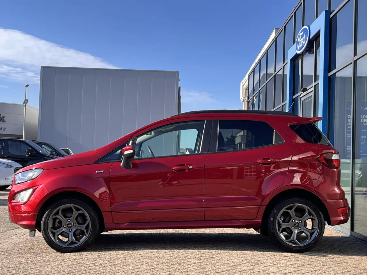 1.0 EcoBoost ST-Line 125PK Automaat Winterpack Camera Cruise Carplay-Navi Blind-Spot Parkeersensoren Climate Privacy Glass All-Seasons *Dealer Onderhouden*