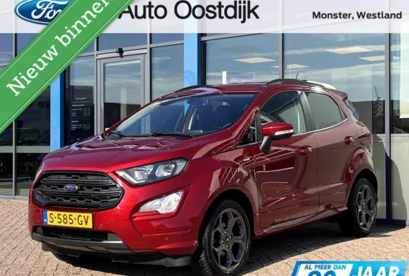 1.0 EcoBoost ST-Line 125PK Automaat Winterpack Camera Cruise Carplay-Navi Blind-Spot Parkeersensoren Climate Privacy Glass All-Seasons *Dealer Onderhouden*