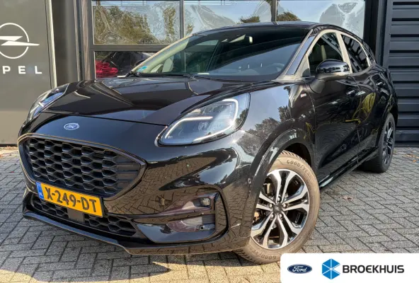 1.0 125 PK ST-Line X | ADAPTIEVE CRUISE CONTROL| DODEHOEK DETECTIE| CAMERA + PARKEERSENSOREN V+A| B&O SOUND| STUUR, STOEL EN VOORRUITVERWARMING| HALF LEER/HALF STOF| FULL LED| NAVIGATIE + AP
