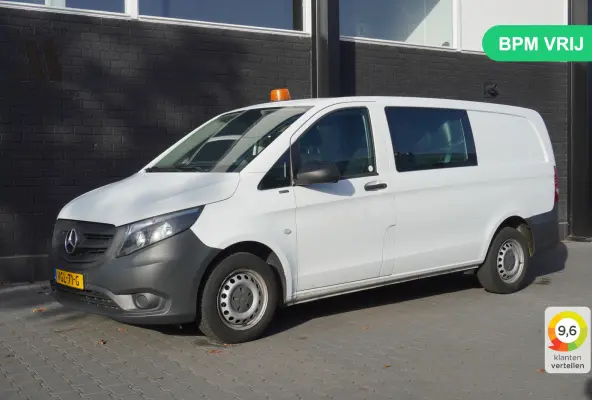 110 CDI Lang Dubbel Cabine EURO 6 - Airco - PDC - NAP - €22.950,- Excl.