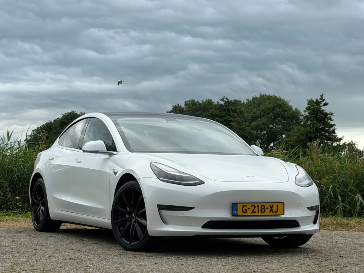 Long Range AWD 75 kWh - Pearl White - Panorama/Leder/Trekhaak - SoH 84%
