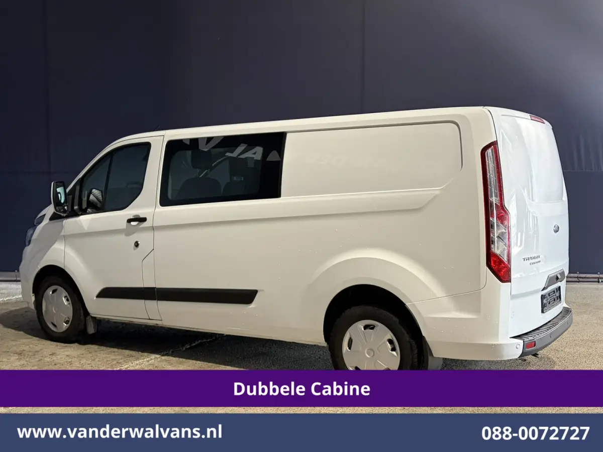 2.0 TDCI 131pk Automaat L2H1 Dubbele Cabine Euro6 Airco | 6-Zits | Camera | Navigatie | LED | Apple Carplay Cruisecontrol, Android Auto, Verwarmde Voorruit, Achterklep, Parkeersensoren, Bijr