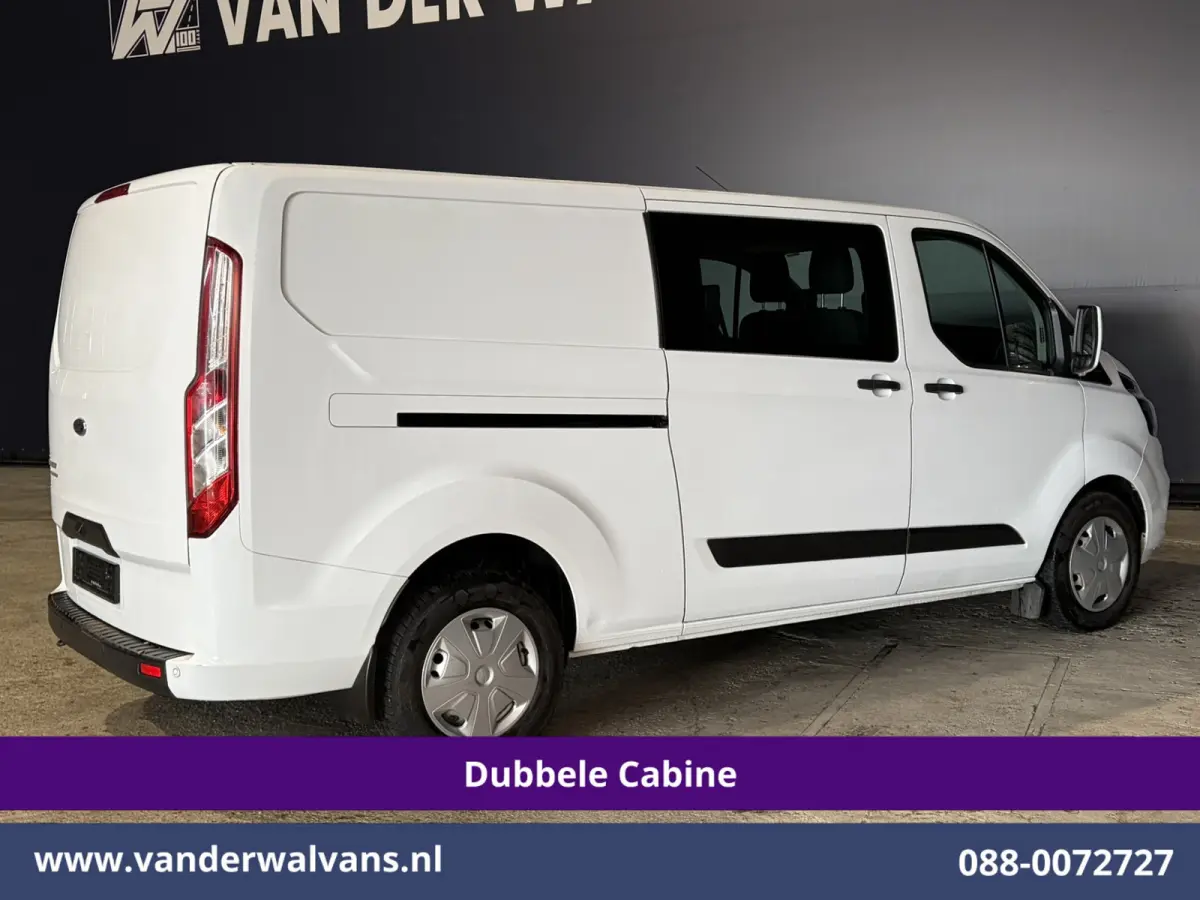 2.0 TDCI 131pk Automaat L2H1 Dubbele Cabine Euro6 Airco | 6-Zits | Camera | Navigatie | LED | Apple Carplay Cruisecontrol, Android Auto, Verwarmde Voorruit, Achterklep, Parkeersensoren, Bijr