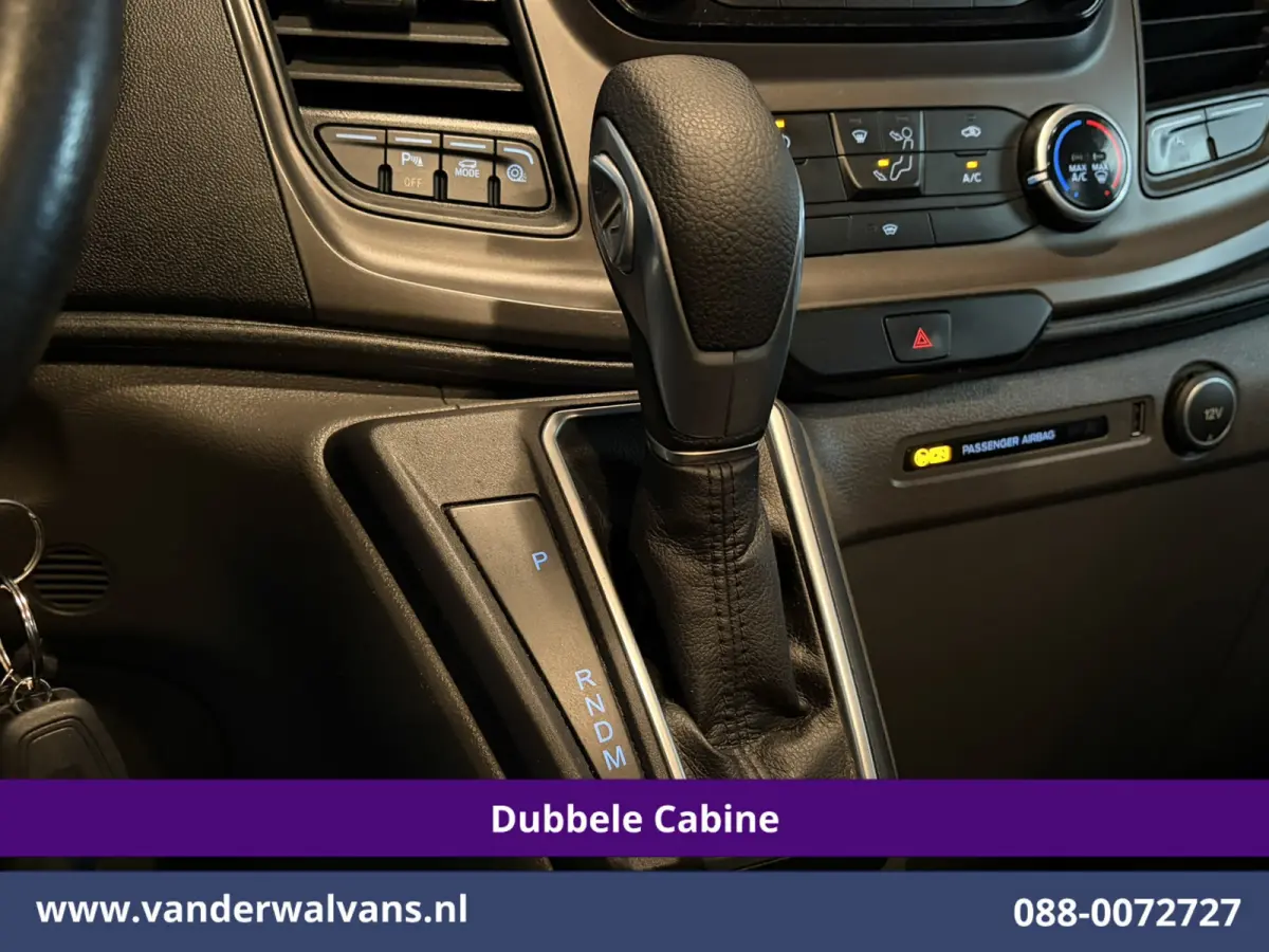 2.0 TDCI 131pk Automaat L2H1 Dubbele Cabine Euro6 Airco | 6-Zits | Camera | Navigatie | LED | Apple Carplay Cruisecontrol, Android Auto, Verwarmde Voorruit, Achterklep, Parkeersensoren, Bijr