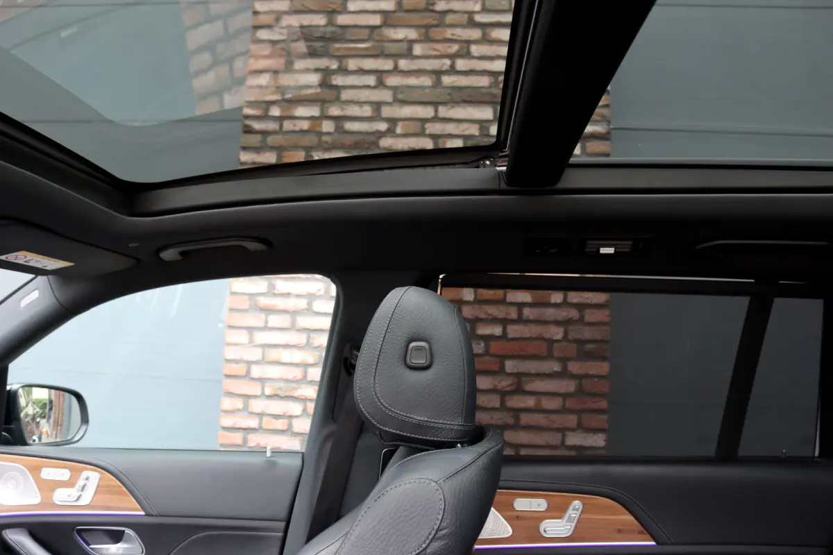 400 d 4MATIC AMG Line Premium+ | 7pers | Luchtvering | Distronic+ | Massage | Stoelventilatie | Memory | Burmester | HUD | Trekhaak | Soft-Close | Vlakkenverwarming | Surround Camera |