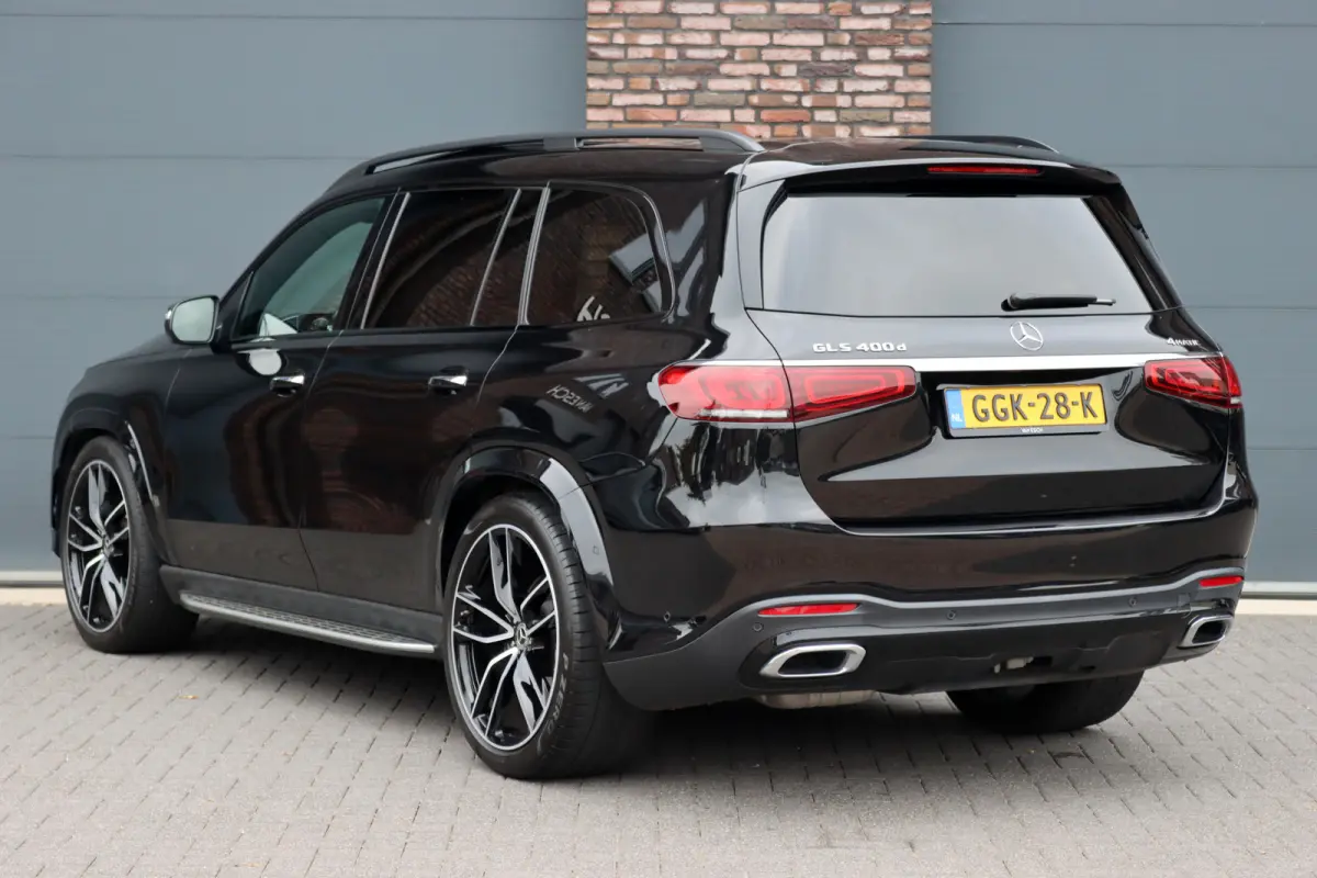 400 d 4MATIC AMG Line Premium+ | 7pers | Luchtvering | Distronic+ | Massage | Stoelventilatie | Memory | Burmester | HUD | Trekhaak | Soft-Close | Vlakkenverwarming | Surround Camera |