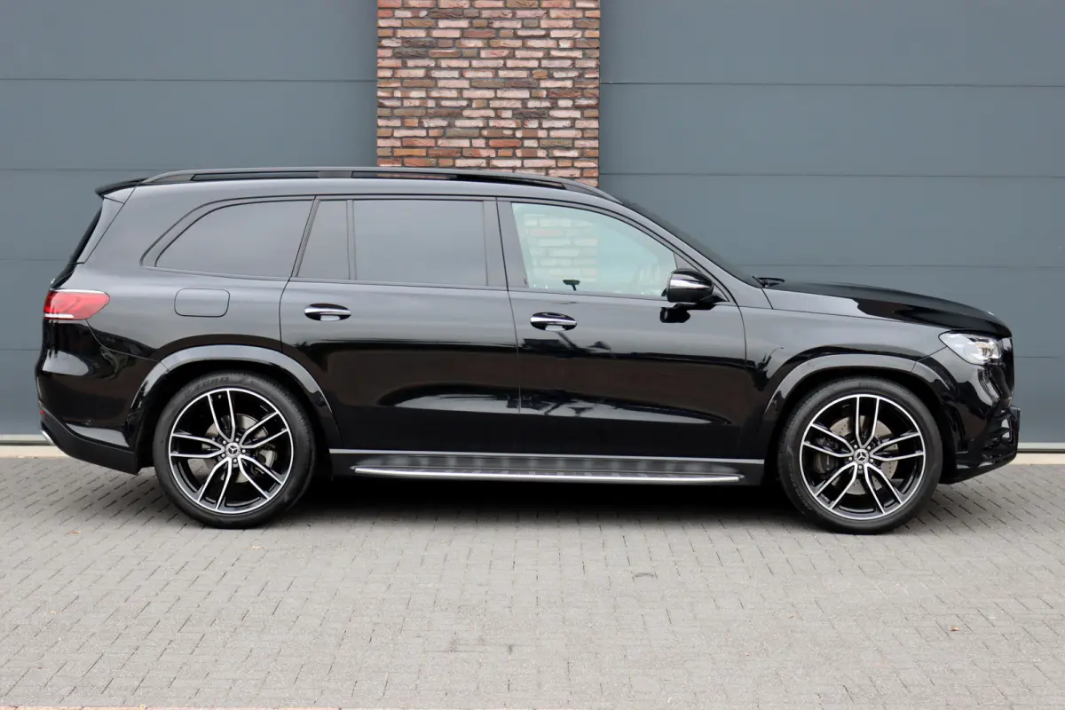 400 d 4MATIC AMG Line Premium+ | 7pers | Luchtvering | Distronic+ | Massage | Stoelventilatie | Memory | Burmester | HUD | Trekhaak | Soft-Close | Vlakkenverwarming | Surround Camera |
