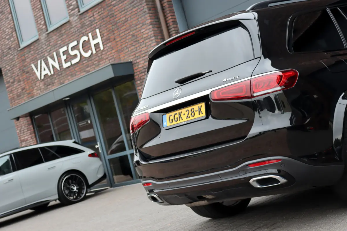 400 d 4MATIC AMG Line Premium+ | 7pers | Luchtvering | Distronic+ | Massage | Stoelventilatie | Memory | Burmester | HUD | Trekhaak | Soft-Close | Vlakkenverwarming | Surround Camera |