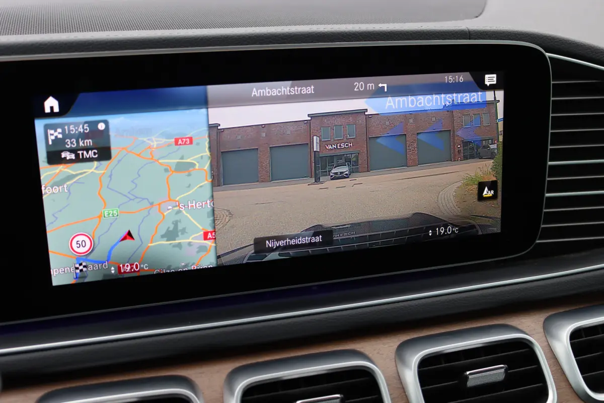 400 d 4MATIC AMG Line Premium+ | 7pers | Luchtvering | Distronic+ | Massage | Stoelventilatie | Memory | Burmester | HUD | Trekhaak | Soft-Close | Vlakkenverwarming | Surround Camera |