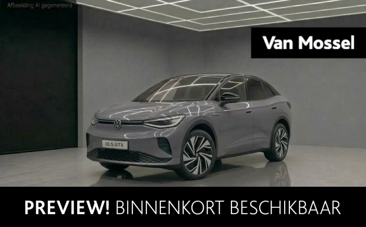 ID.5 GTX 4MOTION 79 kWh 340 PK| Panoramadak | Trekhaak | Warmtepomp | Navigatie | 360 Camera | Dodehoekdetectie | Elektrische Achterklep
