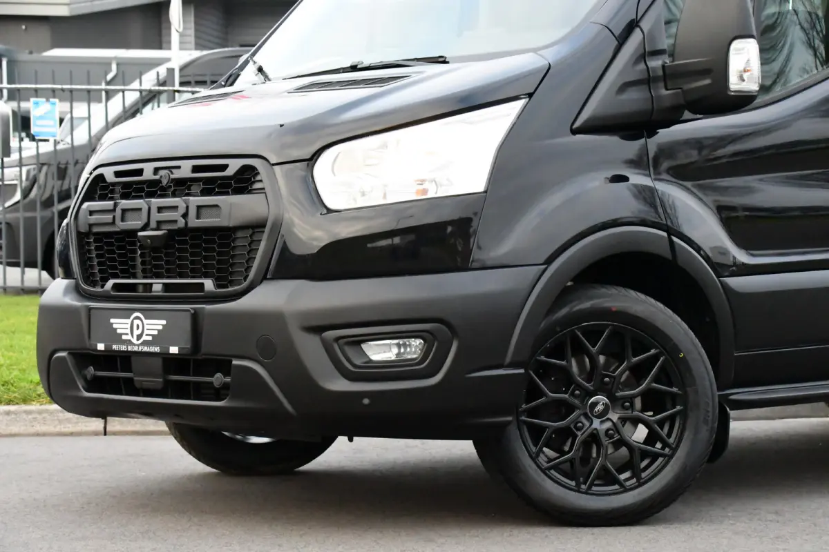 350 2.0 TDCI L3H2 Black Edition Camera, Cruise, Caplay, Automaat, 130PK, Trekhaak, Multimedia, Sensoren, UNIEK!