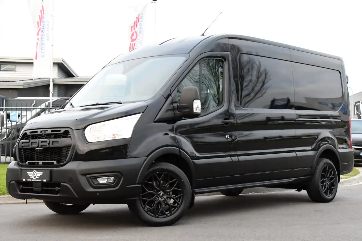 350 2.0 TDCI L3H2 Black Edition Camera, Cruise, Caplay, Automaat, 130PK, Trekhaak, Multimedia, Sensoren, UNIEK!