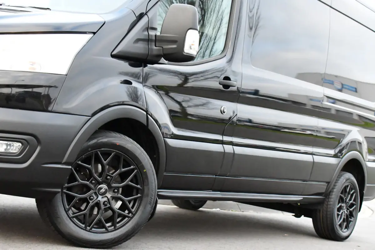 350 2.0 TDCI L3H2 Black Edition Camera, Cruise, Caplay, Automaat, 130PK, Trekhaak, Multimedia, Sensoren, UNIEK!
