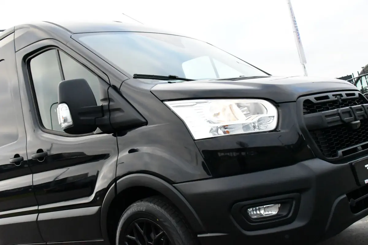 350 2.0 TDCI L3H2 Black Edition Camera, Cruise, Caplay, Automaat, 130PK, Trekhaak, Multimedia, Sensoren, UNIEK!