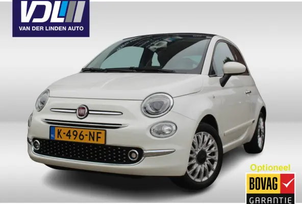 0.9 TwinAir Dolcevita l Apple carplay/ Android auto l Cruise Control l PDC Achter l Airco l Bluetooth