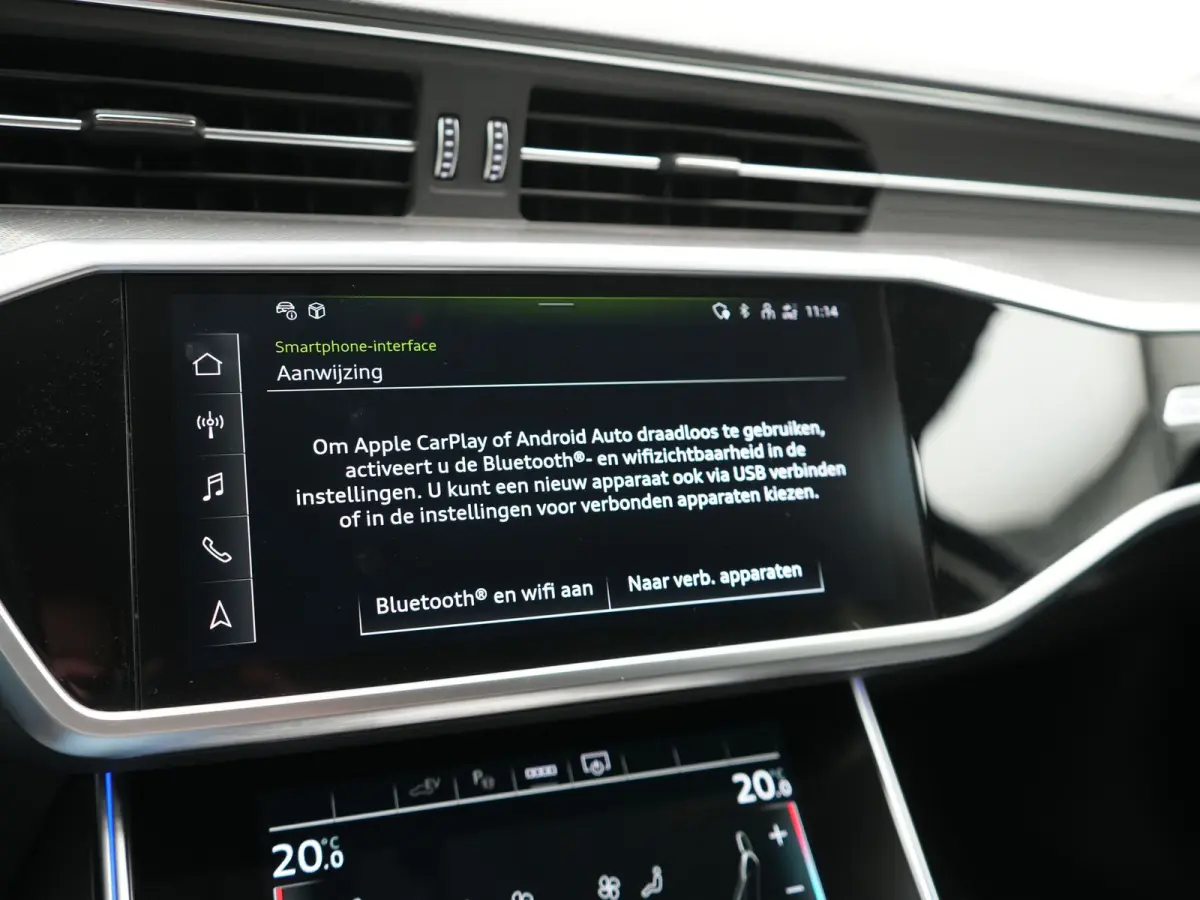 50 TFSI e Quattro S Line PHEV 300pk Dealer O.H | Trekhaak Af Fabriek | Adaptive Cruise | Camera | Matrix LED | Sportstoelen Verwarmd | Sfeerverlichting | Apple Carplay | DAB | Navigatie | Vi