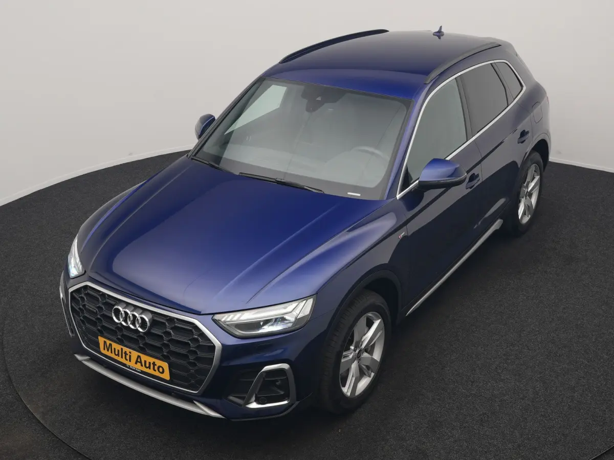 50 TFSI e 2x S Line PHEV 300pk Dealer O.H | SOH 92,6% | Sportstoelen Verwarmd | Bang & Olufsen | Keyless | Cruise Control | Virual | Navigatie | DAB | 19"L.M | Plug In Hybrid |