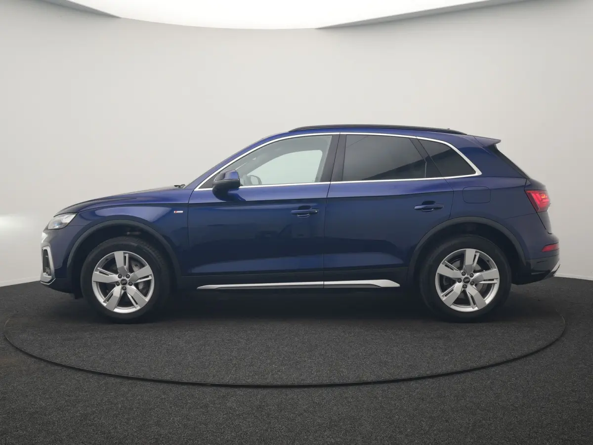50 TFSI e 2x S Line PHEV 300pk Dealer O.H | SOH 92,6% | Sportstoelen Verwarmd | Bang & Olufsen | Keyless | Cruise Control | Virual | Navigatie | DAB | 19"L.M | Plug In Hybrid |