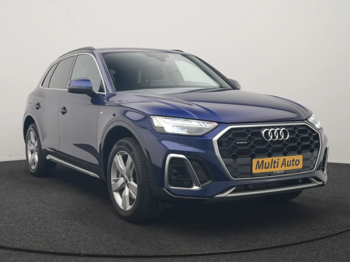 50 TFSI e 2x S Line PHEV 300pk Dealer O.H | SOH 92,6% | Sportstoelen Verwarmd | Bang & Olufsen | Keyless | Cruise Control | Virual | Navigatie | DAB | 19"L.M | Plug In Hybrid |