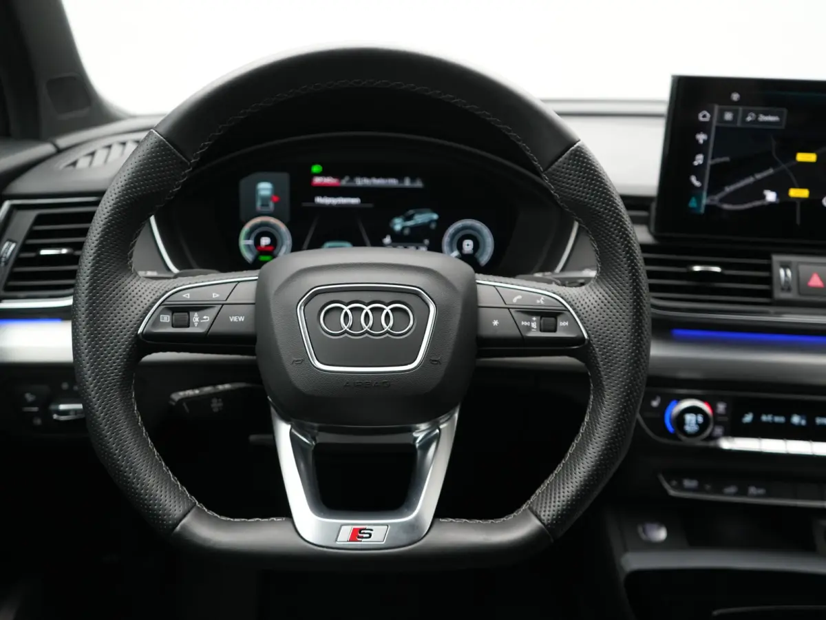 50 TFSI e 2x S Line PHEV 300pk Dealer O.H | SOH 92,6% | Sportstoelen Verwarmd | Bang & Olufsen | Keyless | Cruise Control | Virual | Navigatie | DAB | 19"L.M | Plug In Hybrid |