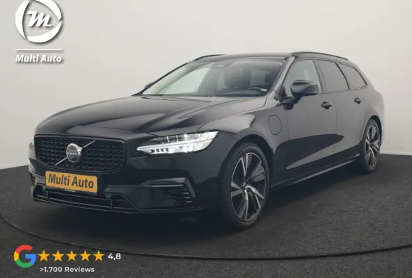 2.0 T6 Plug-in hybrid AWD Plus Dark LONG RANGE PHEV 350pk Dealer O.H | Trekhaak Af Fabriek | Adaptive Cruise | 360 Camera | Harman / Kardon | Lederen Sportstoelen Memory & Verwarmd | Stuur V