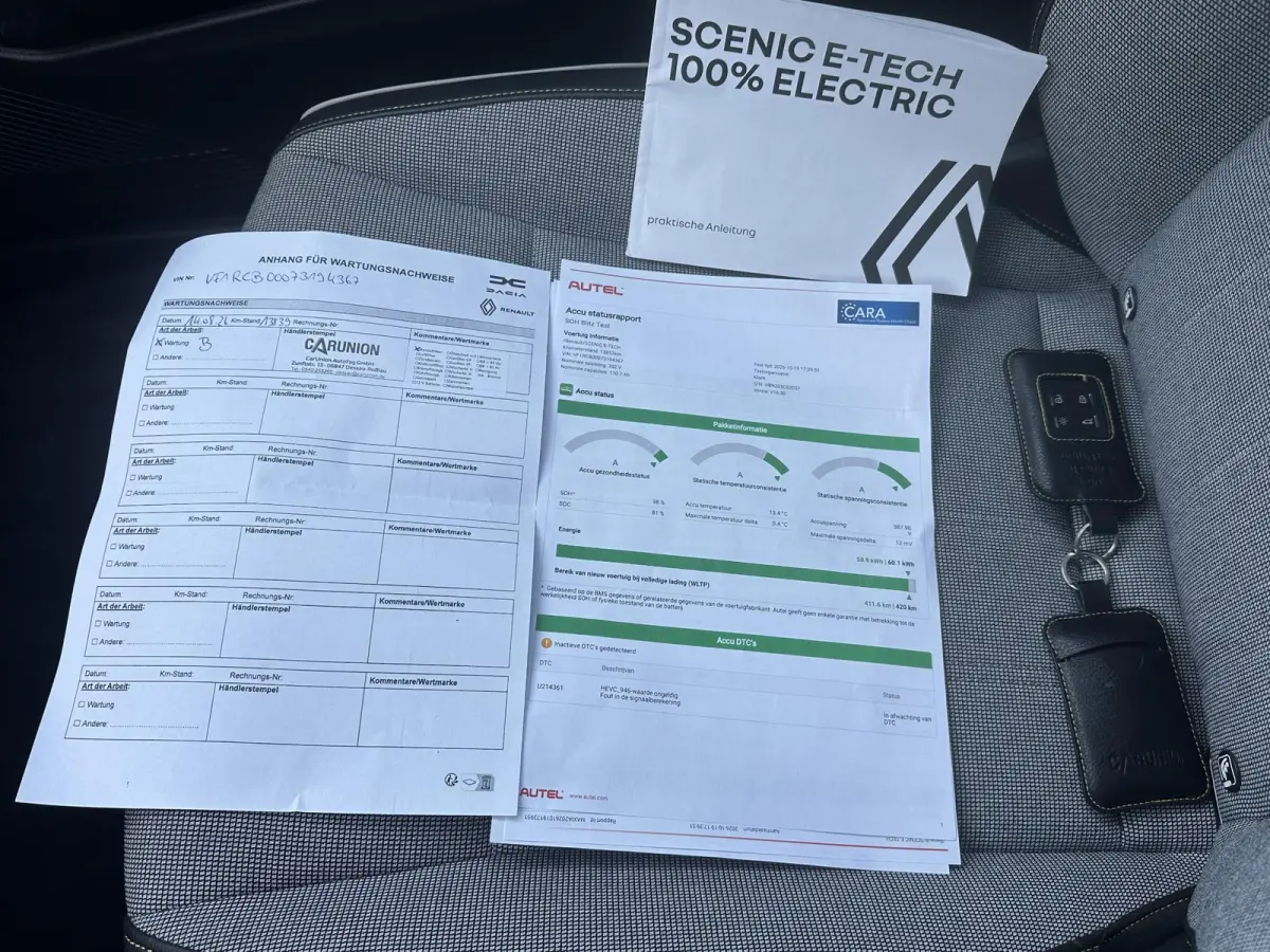 EV87 long range techno SOH 98% | STOEL + STUURVERWARMING | ELEK. STOEL | 13K KM! | ADAP. CRUISE | ACHTERUITRIJ CAMERA | APPLECARPLAY | ELEK. ACHTERKLEP | RIJKLAAR GELEVERD INCL. 12 MND BOVAG