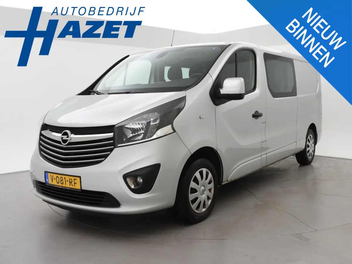 1.6 CDTI L2H1 6-PERS DUBBEL CABINE *77.088 KM* + 1e EIGENAAR | AIRCO | CRUISE | DAB | NAVIGATIE