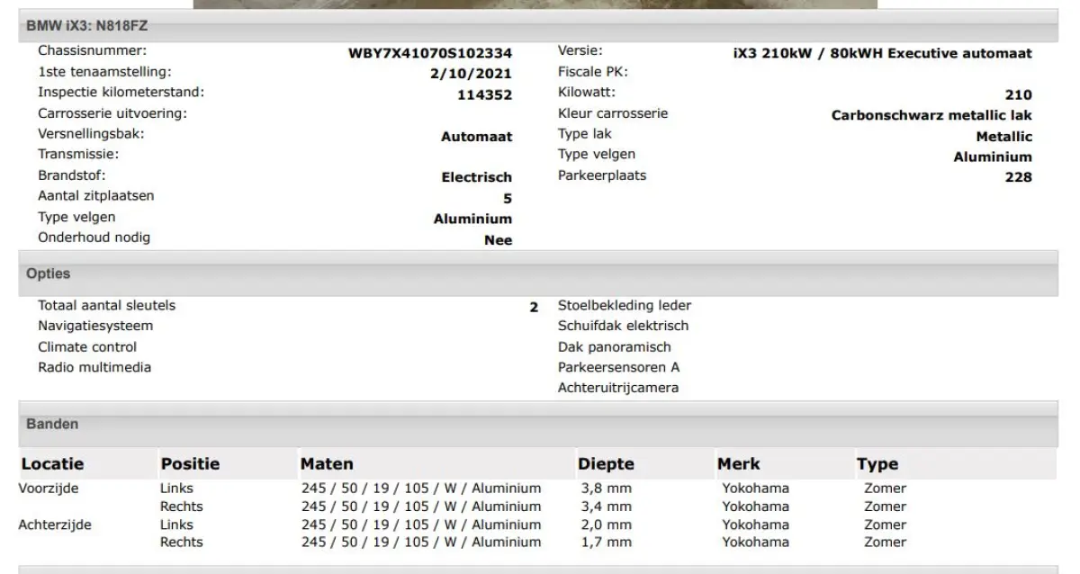 Executive 80 kWh SOH 98% / Shadow Line / Panoramadak / Leder / Stoelverwarming / Pdc.+Camera / Navigatie / Apk 10-2027
